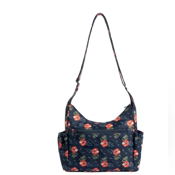 Lug Legacy Collection Camper Crossbody Bag in Aloha Navy - Picture 4 of 8